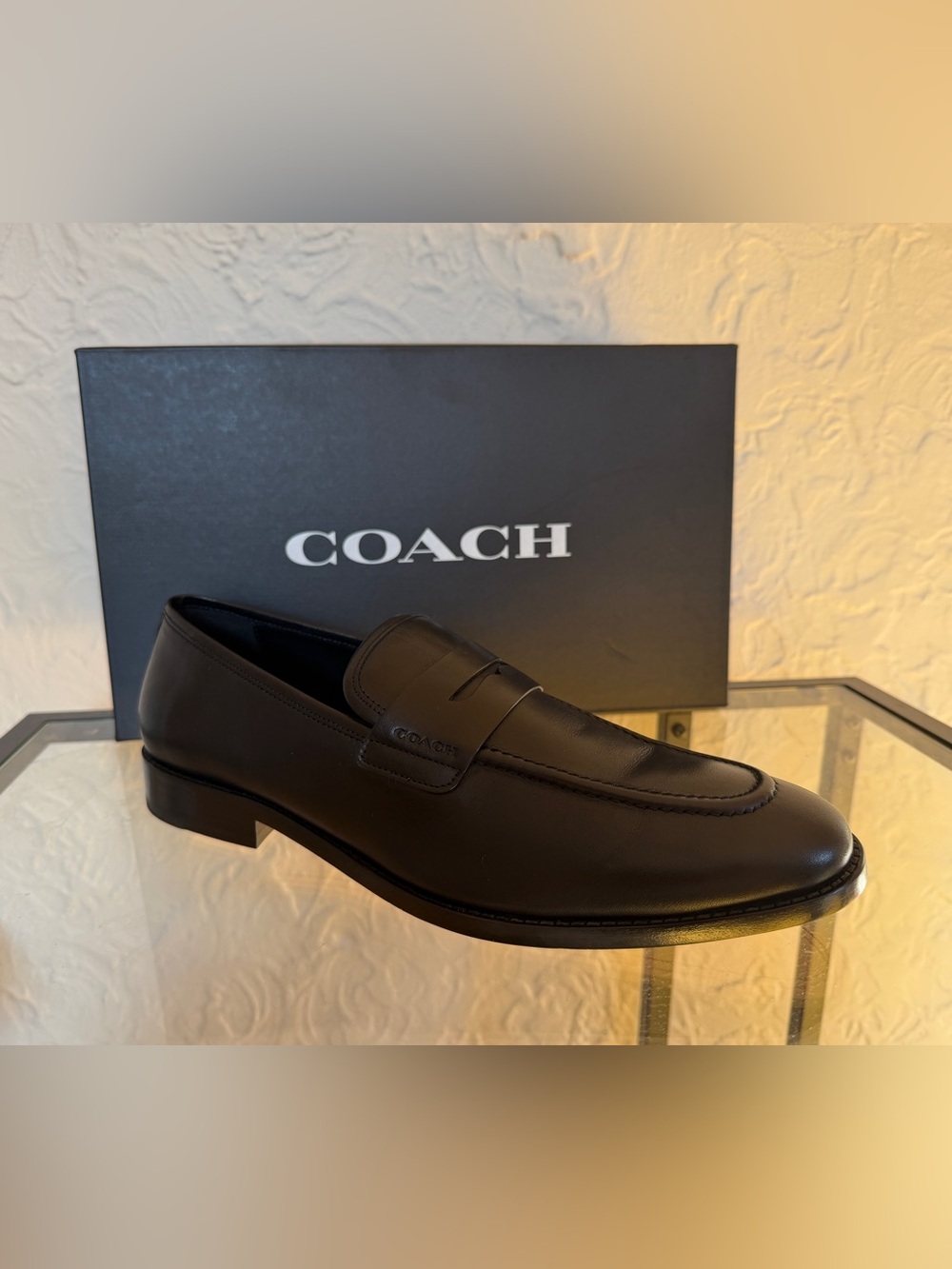 Coach Declan Loafer in Black for Men, Style: Penny Strap